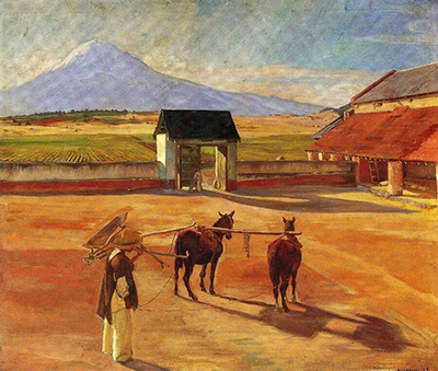 The Threshing Floor Diego Rivera